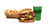 Menu maxi double cheese bacon