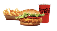 Menu chicken burger