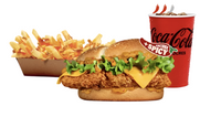 Menu chicken spicy burger