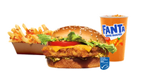 Menu fish burger